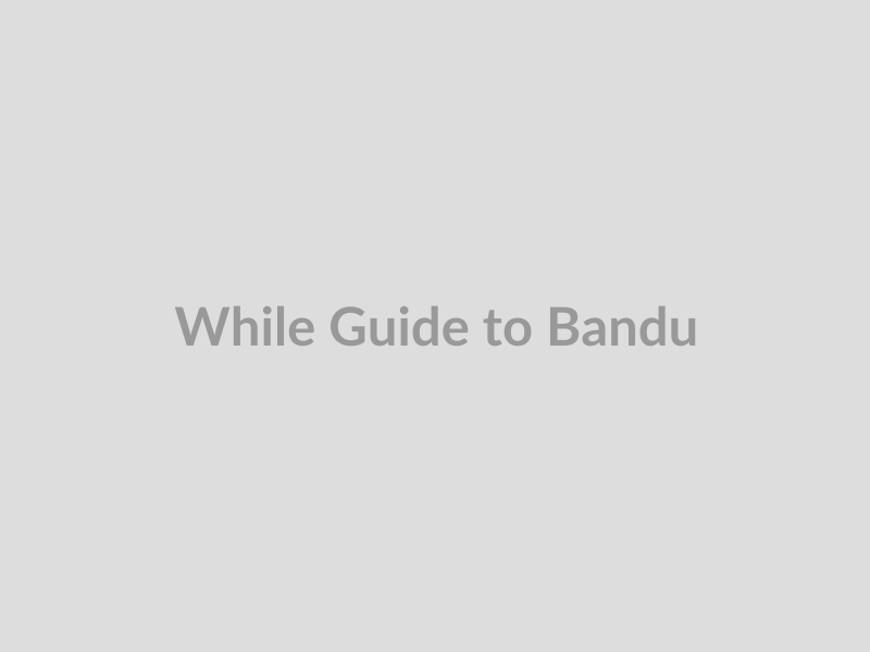 While Guide to Bandung